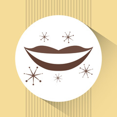 retro party icon design 