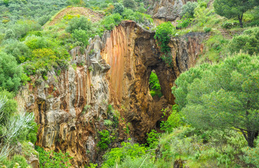 Antigua mina de hierro, La Jayona, Extremadura, Badajoz, España