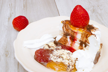 pastel de helado,tarta helada