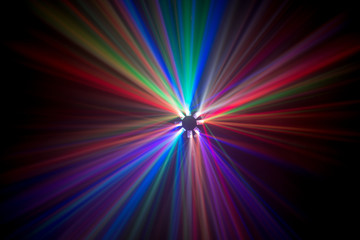 Dance-Flyer, Party Lichteffekt 