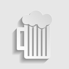 Glass of beer icon