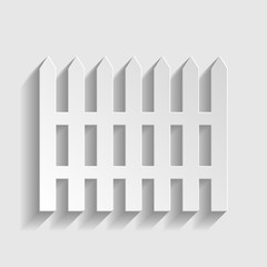 Fototapeta premium Fence simple icon