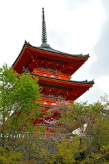 Fototapeta na wymiar 京都　清水寺三重塔