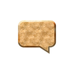 Metal textured badge.