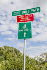 Bike Path Sign