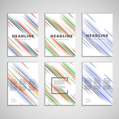 Abstract color lines to design covers, books, magazines, posters