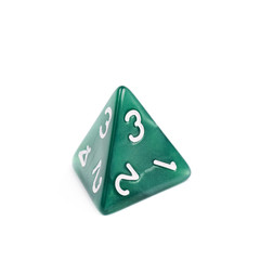 Roleplaying polyhedral dice isolated