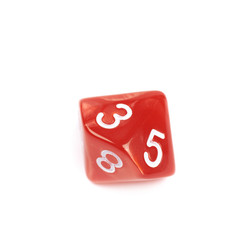 Roleplaying polyhedral dice isolated