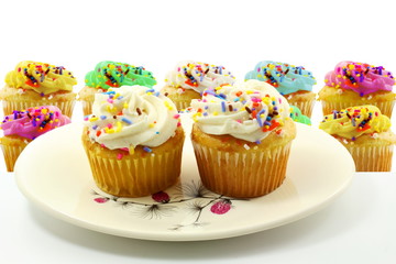 Colorful cupcakes