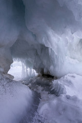 Snow caves of ice.