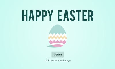 Easter Holiday Celebration Webpage Concept