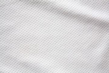 Fototapeta na wymiar White sports clothing fabric jersey