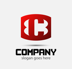 Fototapeta premium Letter C logo icon design template elements 