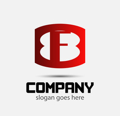 Letter F logo icon design template elements
