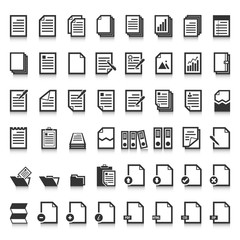 Paper icon,Document icon,Vector EPS10