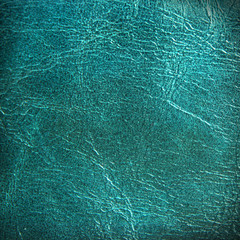 blue leather texture closeup, useful as background