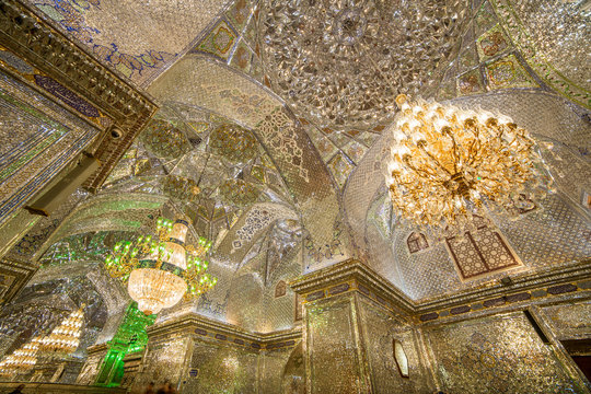 Shah-e-Cheragh Shrine (Mirror mosque) in Shiraz, Iran