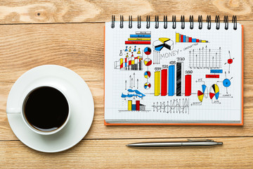 Coffee cup for fresh idea