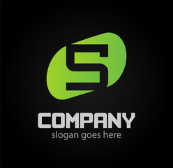 Logo number 5 vector design template
