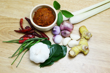 Thai spice for hot curry and soup