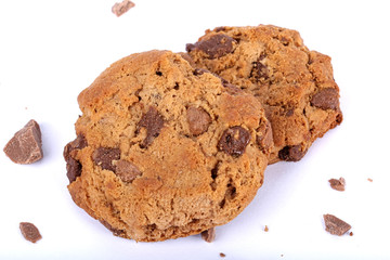 chocolate chip cookies, choco chip cookies, cookies on white, cookies, chocochip cookies, handmade cookies, handmade chocolate cookies, handmade chocolate chip cookies