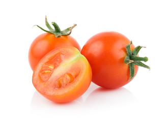 tomato on white background