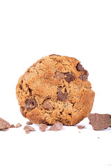 chocolate chip cookies, choco chip cookies, cookies on white, cookies, chocochip cookies, handmade cookies, handmade chocolate cookies, handmade chocolate chip cookies