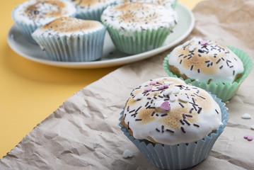 cupcakes with decorations for special day