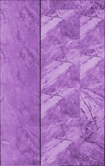 marble tile wall texture in purple color for interior