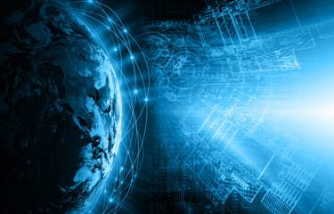 Best Internet Concept of global business from concepts series. Elements of this image furnished by NASA