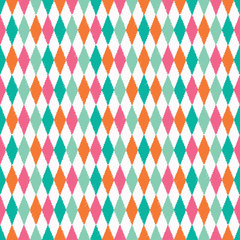 Seamless decorative vector background with rhombuses. Print. Cloth design, wallpaper.