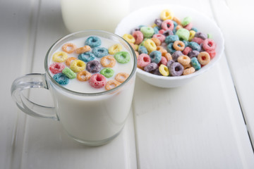milk and cereals