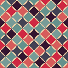 Vector modern seamless colorful geometry pattern, color abstract geometric background, pillow multicolored print, retro texture, hipster fashion design