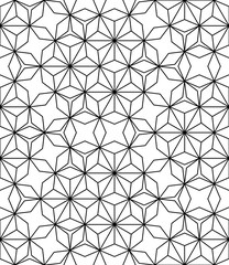 Vector modern seamless geometry pattern polygon, black and white abstract geometric background, subtle pillow print, monochrome retro texture, hipster fashion design