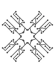 technology line connection microchip datentechnik electronics cool design robot cyborg pattern star cross x