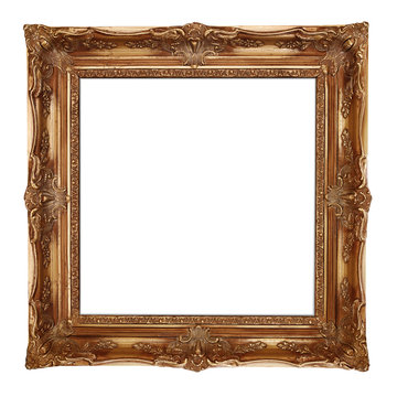Gold picture frame