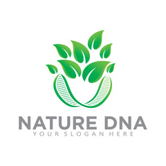 DNA Plant Leaf Logo icon