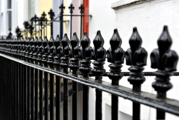 Victoran fleur de lis railings © Peter Cripps