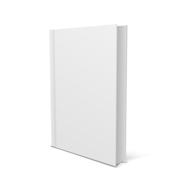 Blank vertical book