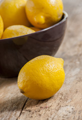 Fresh lemons