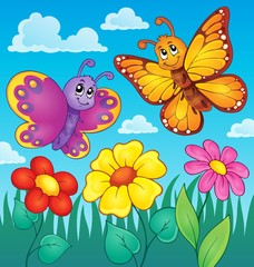Obraz premium Happy butterflies theme image 7