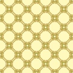 Fototapeta premium Geometric golden ornament with fine elements. Seamless pattern for wallpapers and backgrounds