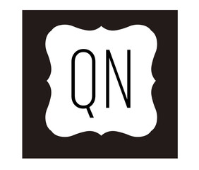 QN Initial Logo for your startup venture