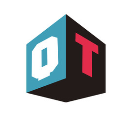 QT Initial Logo for your startup venture