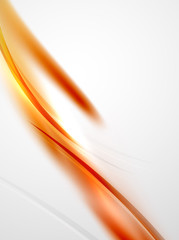 Vector blurred wave abstract template