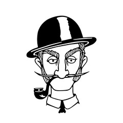 Retro character illustration