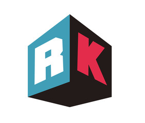 RK Initial Logo for your startup venture