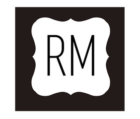 RM Initial Logo for your startup venture