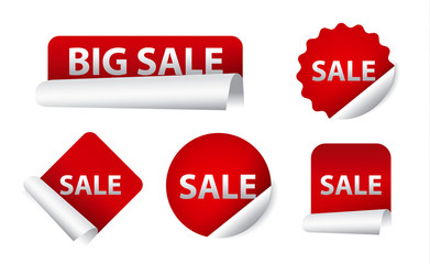 advertising sale stickers