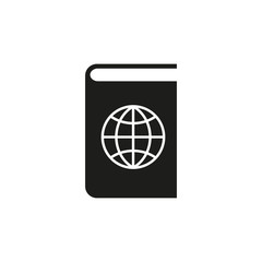 Atlas and globe icon. vector design. Geography symbol. web. graphic. JPG. AI. app. logo. object. flat. image. sign. eps. art. picture